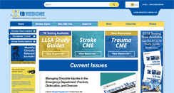 Desktop Screenshot of ebmedicine.net
